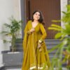 AC-1221_1.jpg Mustard Color Gotta Work Palazzo Suit Set