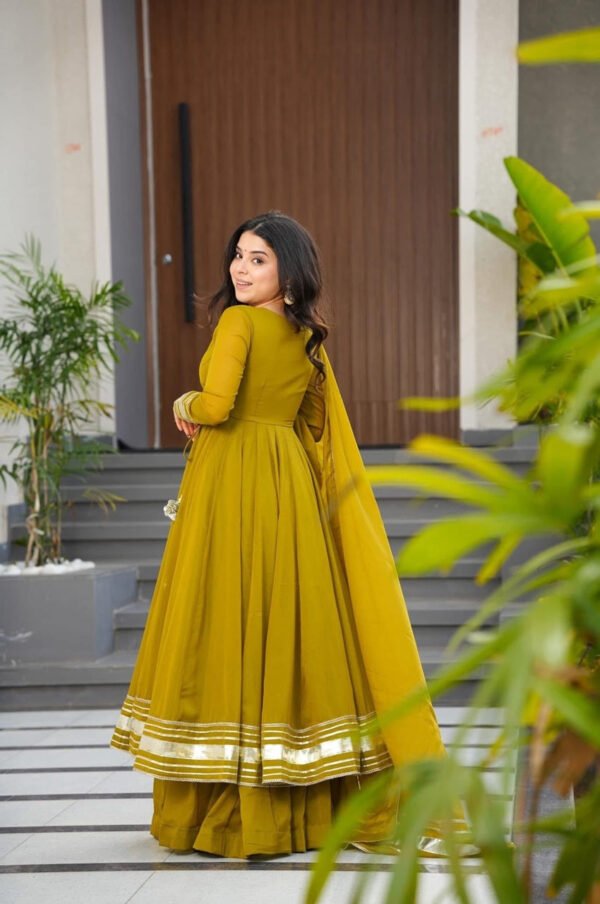 AC-1221_3.jpg Mustard Color Gotta Work Palazzo Suit Set