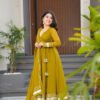 AC-1221_4.jpg Mustard Color Gotta Work Palazzo Suit Set