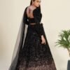 FB-44H_1.jpg Luxurious Black Velvet Lehenga
