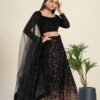 FB-44H_2.jpg Luxurious Black Velvet Lehenga