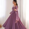 IMG_4285.jpg Mauve Pink Fox Blooming Georgette Anarkali