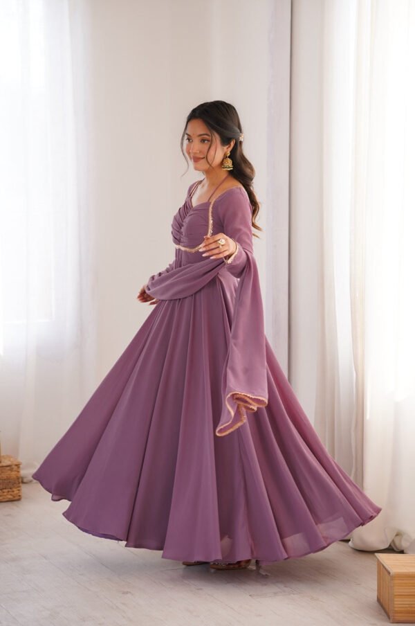 IMG_4285.jpg Mauve Pink Fox Blooming Georgette Anarkali