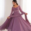 IMG_4288.jpg Mauve Pink Fox Blooming Georgette Anarkali