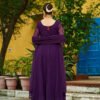 WINE COLOR DESIGNER KURTI PANT SET