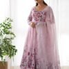 KB-261PINK_5.jpg Trendy Pink Floral Anarkali Suit Set with Dupatta - Modern & Beautiful