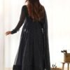 KB-264BLACK_2.jpg Stunning Black Laheriya Print Georgette Anarkali Suit with Dupatta