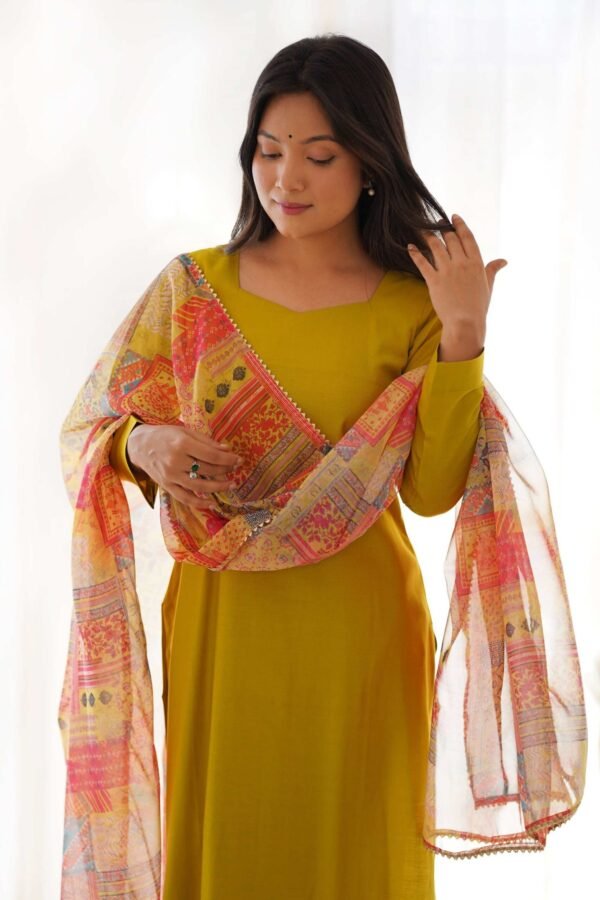 KB-269LIRIL_1.jpg Mustard Viscose Straight Kurta Set for Office Wear