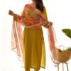 KB-269LIRIL_4.jpg Mustard Viscose Straight Kurta Set for Office Wear