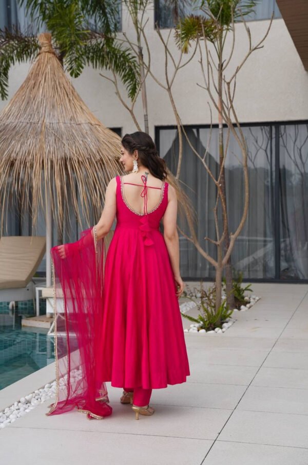 KB-285_1.jpg Pink Gorgeous Anarkali Suit Set