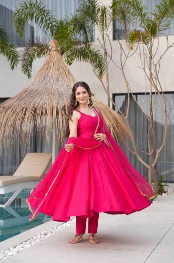 KB-285_4.jpg Pink Gorgeous Anarkali Suit Set