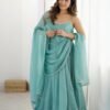 KB-287_4.jpg Powder Blue Anarkali Suit with Swarovski Work