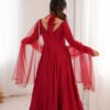 KB-293MAROON_1.jpg Royal Maroon Festive Anarkali Gown Set