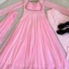 MBLDN-559Babypink_3.jpg Pink Fancy Anarkali Gown Set