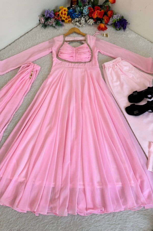 MBLDN-559Babypink_3.jpg Pink Fancy Anarkali Gown Set