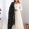 NKB-45_2.jpg Black Vichitra Silk Anarkali Suit Set