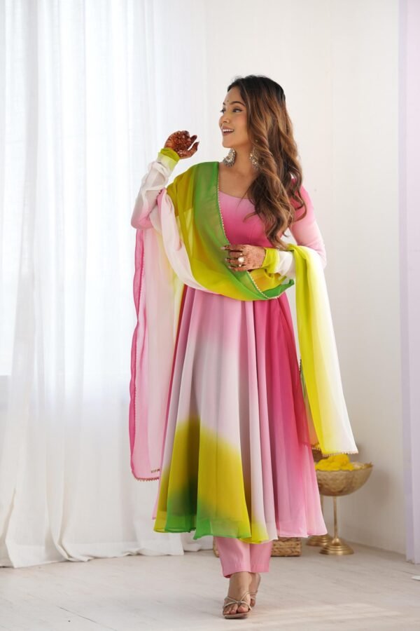 NKB-51MULTICOLOR_4.jpg Stunning Multi-Color Fox Georgette Anarkali Suit