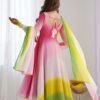 NKB-51MULTICOLOR_6.jpg Stunning Multi-Color Fox Georgette Anarkali Suit