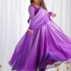 NKB-51PURLE_5.jpg Royal Purple Soft Georgette Anarkali Suit Set