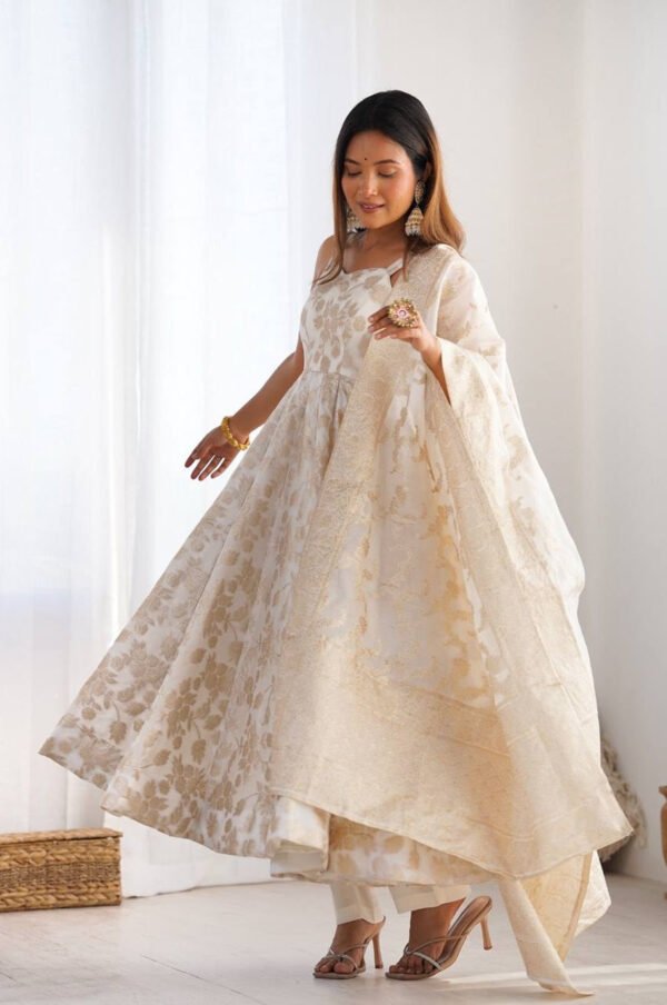 NKB-68_2.jpg White Banarasi Jacquard Dola Silk Anarkali Suit