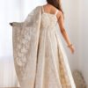 NKB-68_4.jpg White Banarasi Jacquard Dola Silk Anarkali Suit