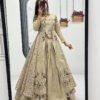 Pc-528_4.jpg Cream Color Crop Top Lehenga with Embroidered Shrug