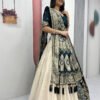 Pc-560_6_099ee99e-0a6c-4b1e-80db-04f295479303.jpg Rama Green Lehenga Saree Set – Royal Elegance with Modern Flair