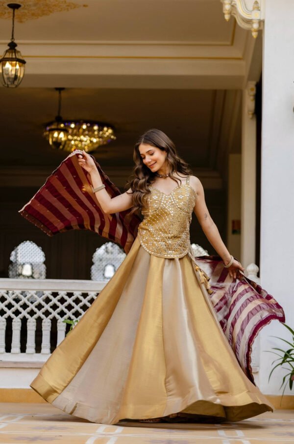 RR-40GOLD_6.jpg Royal Banarasi Lehenga – Timeless Elegance for Your Grand Celebrations
