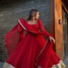 RTC-5961_2.jpg Red Wedding Wear Anarkali Gown