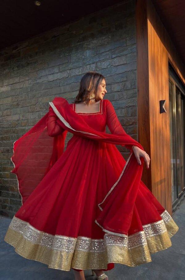 RTC-5961_2.jpg Red Wedding Wear Anarkali Gown