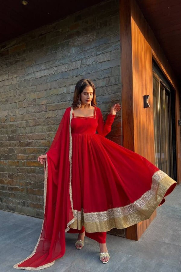 RTC-5961_3.jpg Red Wedding Wear Anarkali Gown