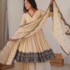 SP-71_4.jpg Neutral Vanilla Color Palazzo Suit