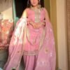 SRK-5282PINK_1.jpg Pink Occasion Wear Sharara Set