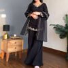 ST-1160_2.jpg Black Roman Silk Palazzo Suit