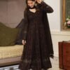 STD-101BLACK_5.jpg Elegant Black Embroidered Georgette Suit Set with Dupatta