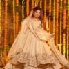 TD-6106_1.jpg Off-White Wedding Special Palazzo Suit Set