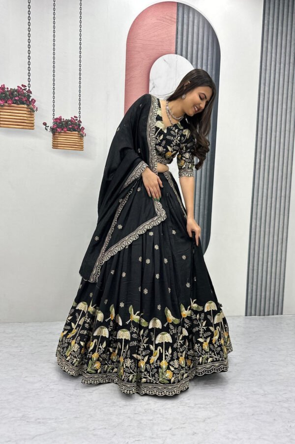 Tapi-309_2.jpg Black Color Thread Work Lehenga Choli