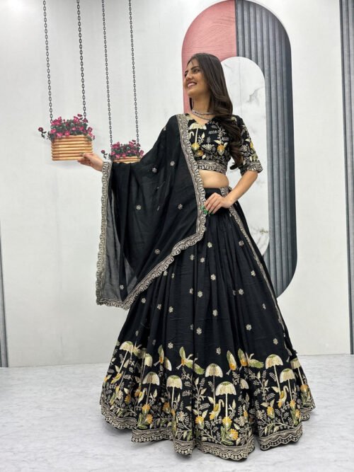 Tapi-309_3.jpg Black Color Thread Work Lehenga Choli