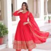 ka-1209_4.jpg Wedding Special Red Anarkali Gown Set
