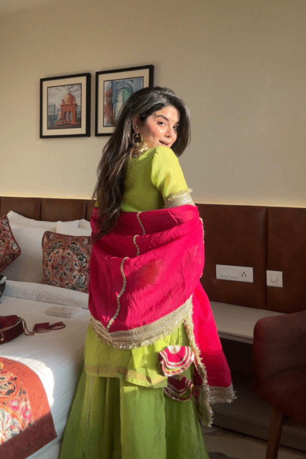 nehaneon_4.png Neha Bhandari Neon Faux Blooming Sharara Set