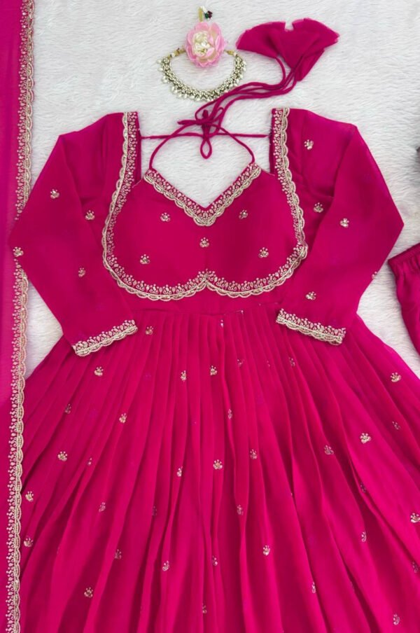 rtc_1.jpg Pink Color Apsara Suit Set with Sequence Work