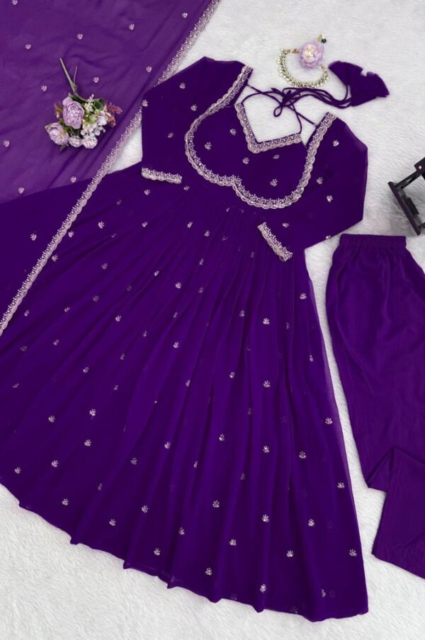 rtc_4.jpg Purple Color Apsara Suit Set with Sequence Work