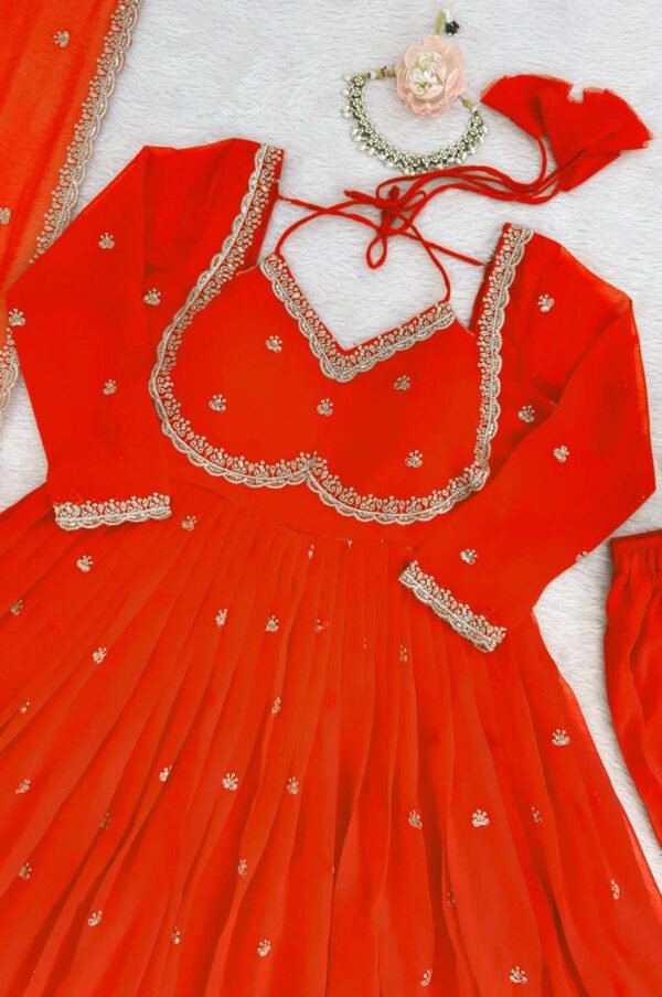 rtc_5.jpg Orange Color Apsara Suit Set with Sequence Work