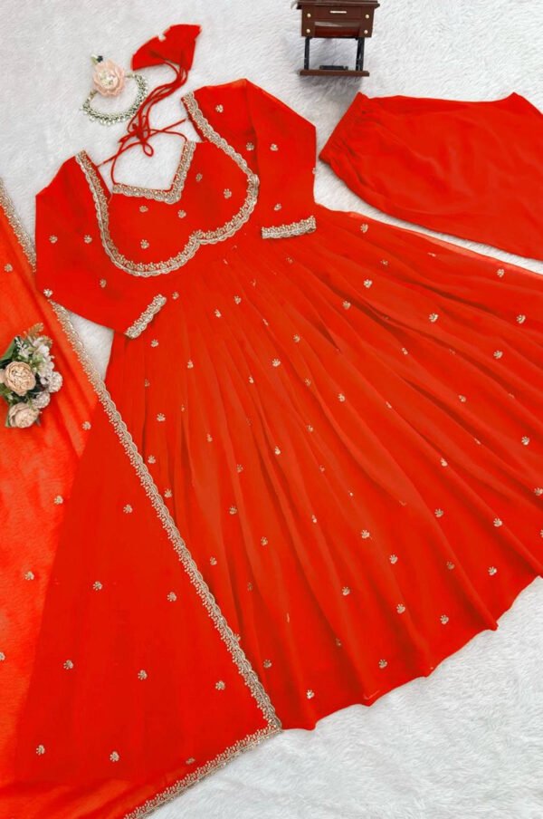 rtc_6.jpg Orange Color Apsara Suit Set with Sequence Work