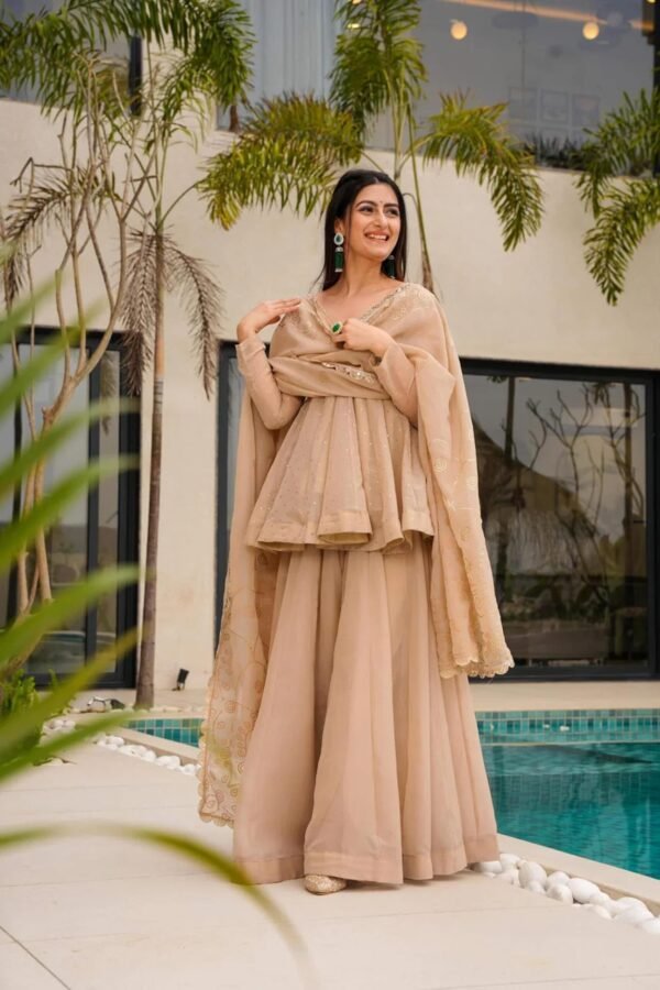 suratikart_1_14b85807-d620-444f-b97b-d68d2e4a5415.jpg Tabby Organza Mukesh Work Kurta Suit