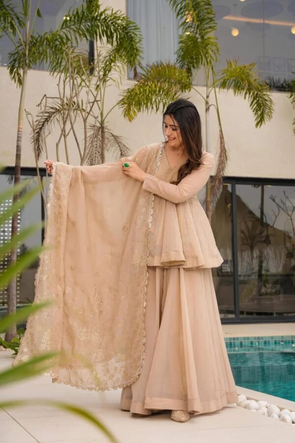 suratikart_2_e9e5a357-0cad-4bd3-8f28-214246db8c30.jpg Tabby Organza Mukesh Work Kurta Suit