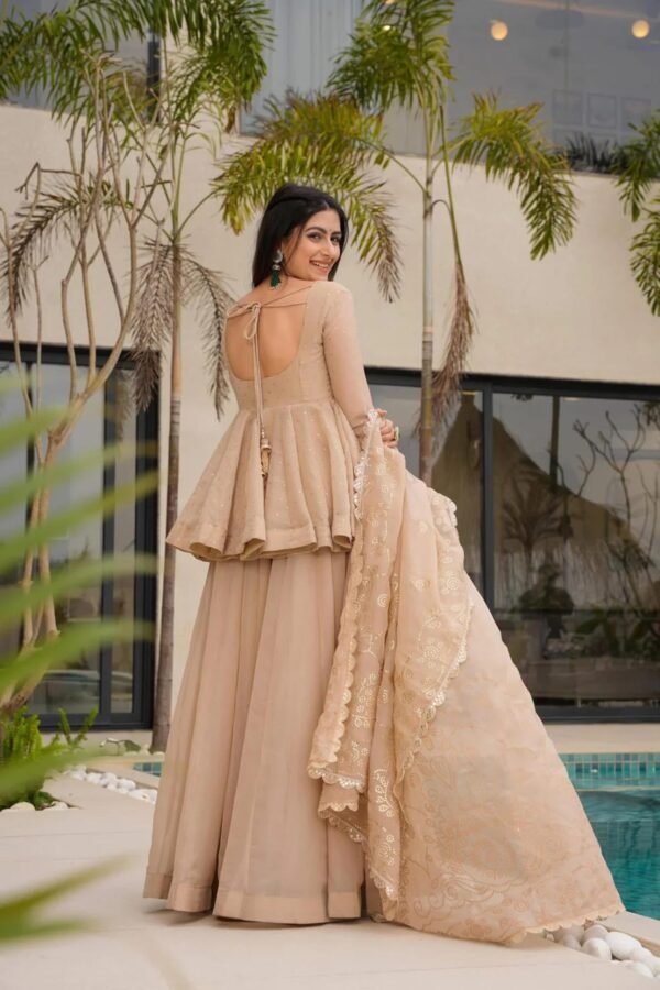 suratikart_3_cb225814-89ce-4af4-8edb-278602234b6e.jpg Tabby Organza Mukesh Work Kurta Suit