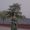 2917 (1) Olive Green Silk Saree