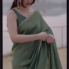 2917 (4) Olive Green Silk Saree
