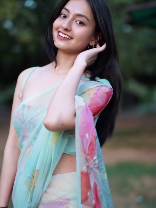 Pastel Bloom Saree